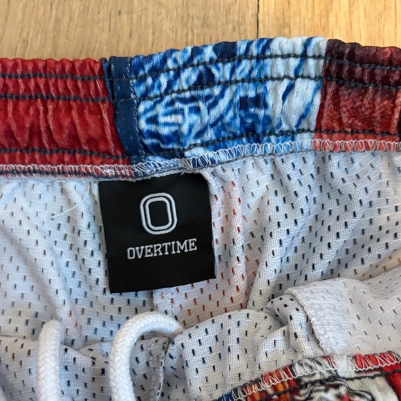 Men's basketball themed Overtime shorts - Picture 3 of 5